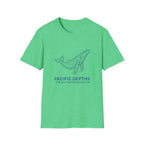 Whale Graphic T-Shirt — "Pacific Depths" Coastal Marine Tee