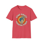 Stay Salty Coastal Vibes T-Shirt — Retro Palm Beach Graphic Tee
