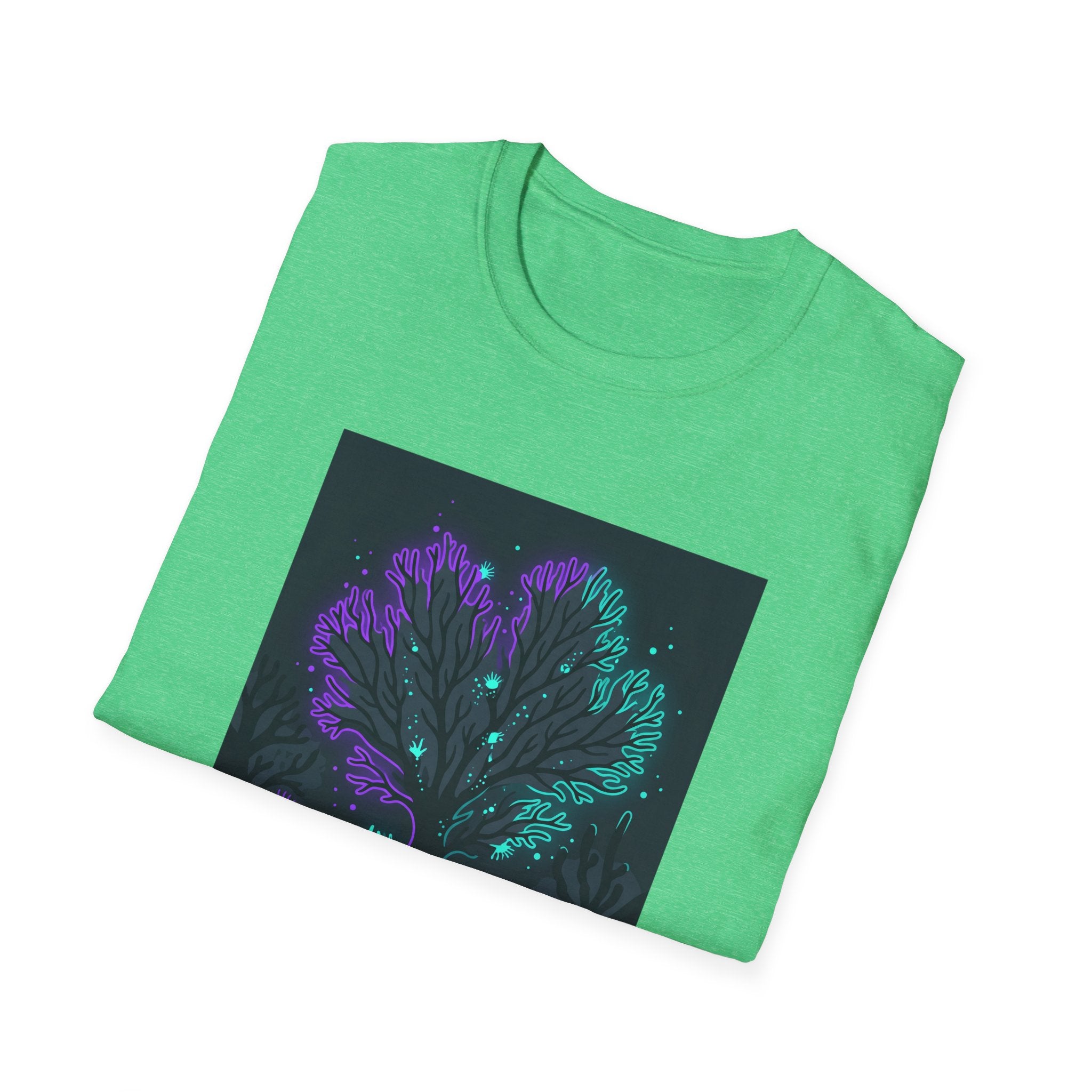 T-shirt Ginkgo clair de lune — Tee-shirt floral Jardin nocturne