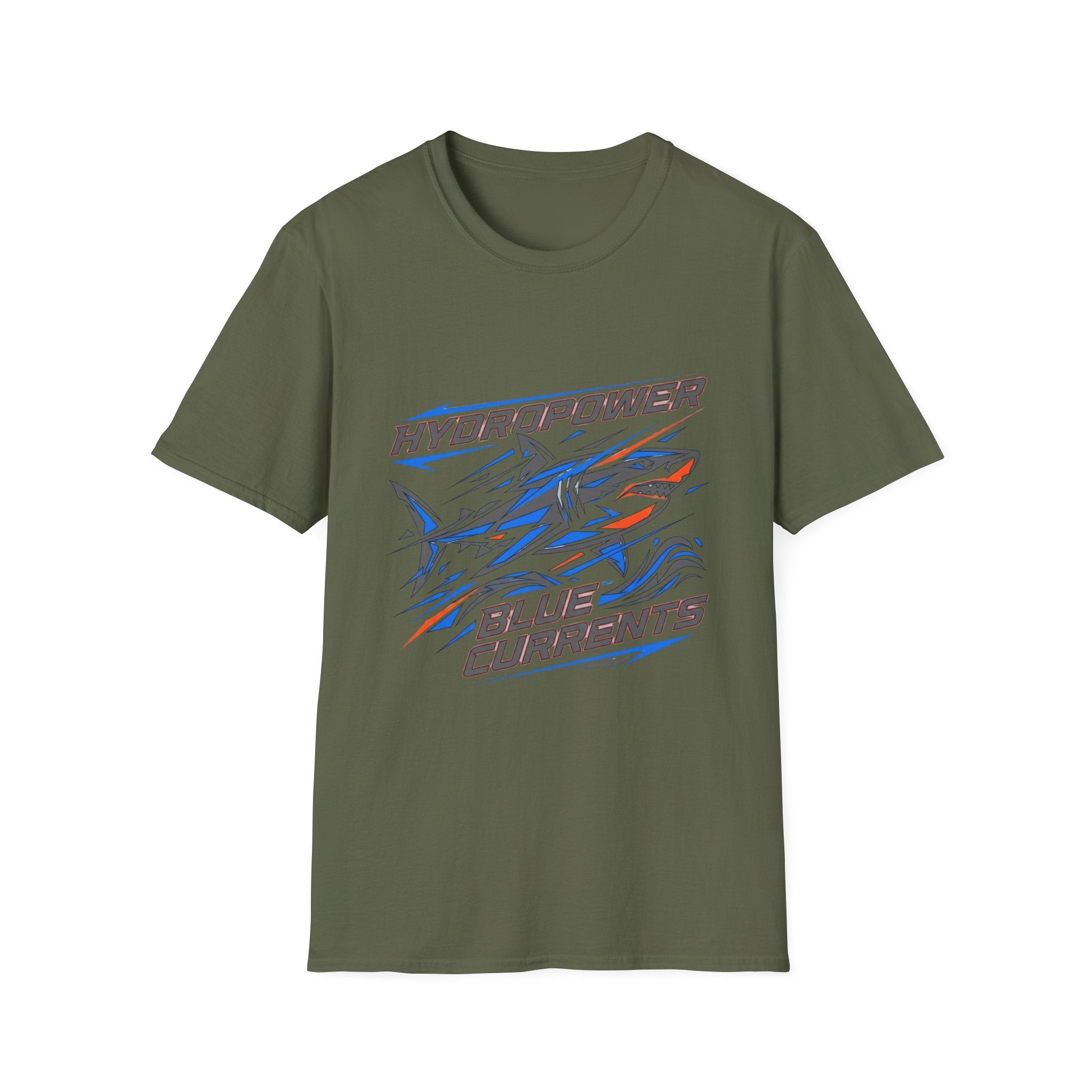 Hydropower Blue Currents Shark T-Shirt