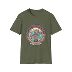 Octopus Bubble Blower T-Shirt — "Professional Bubble Blower" Retro Nautical Tee