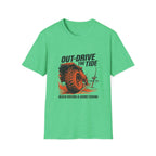Out Drive The Tide Beach Driving & Shore Fishing T-Shirt