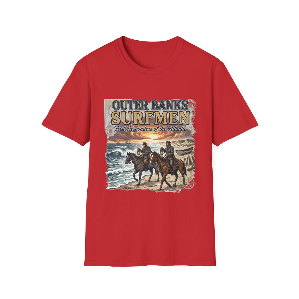 Outer Banks Surfmen T-Shirt — First Responders of the Atlantic Vintage Beach Tee