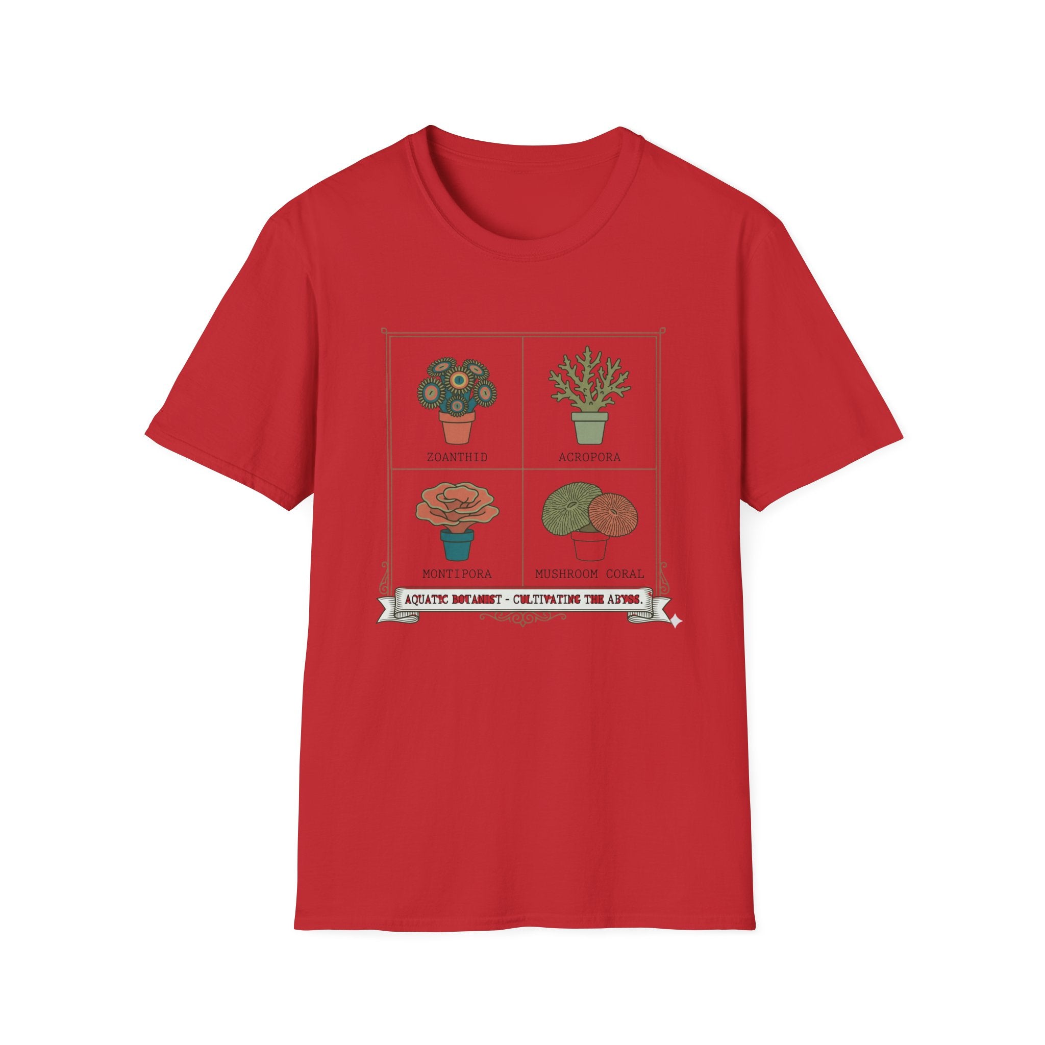 Plant Lover T-Shirt — Botanical Pots Design (Succulent & Cactus)