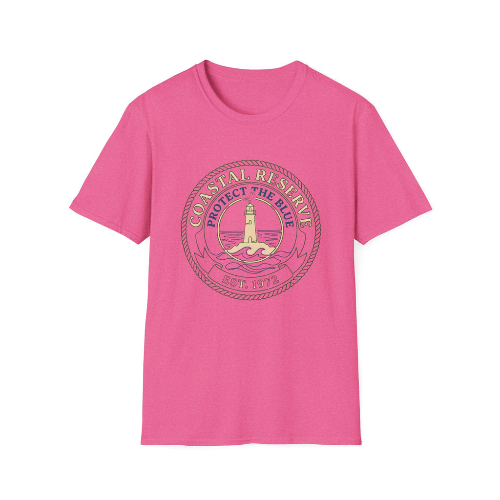 Coastal Reserve Lighthouse T-Shirt — "Protect the Blue" Ocean Conservation Tee